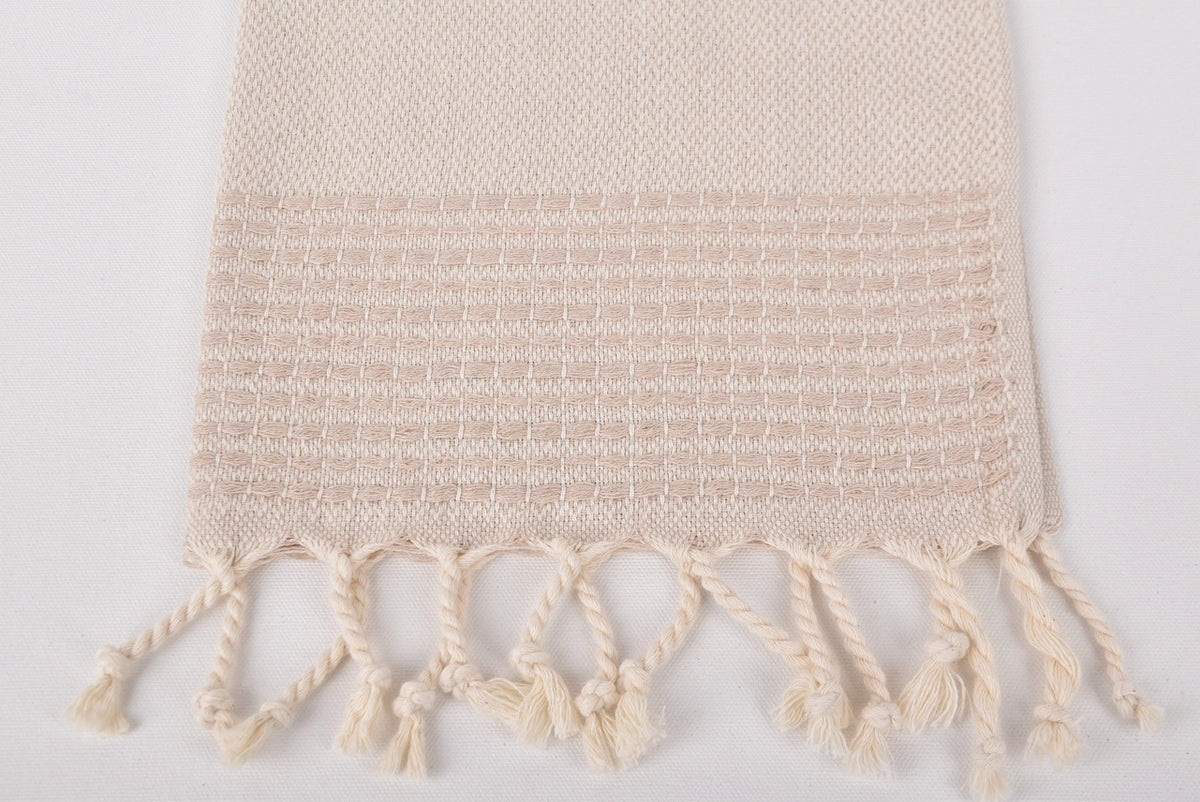 Økologisk Hammam Håndklæde – Beige