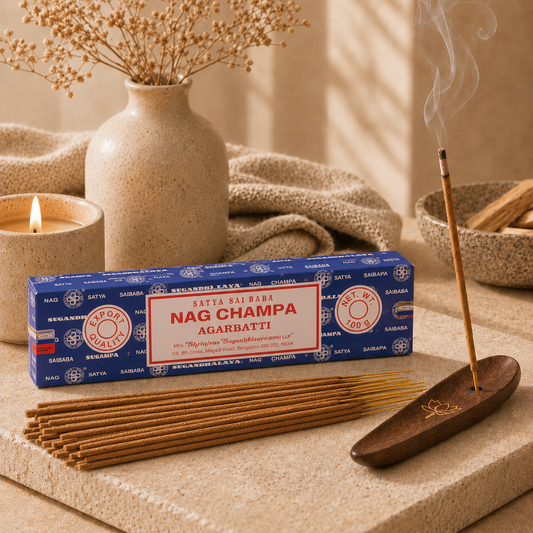 Nag Champa Røgelsespinde - 100g
