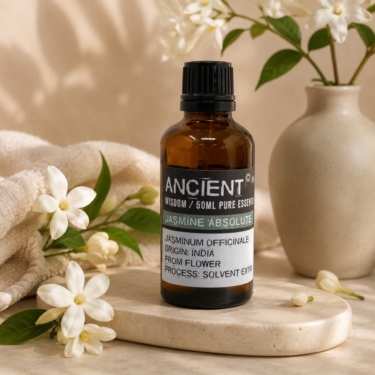 Jasmin Absolut – Æterisk Olie - 50ml