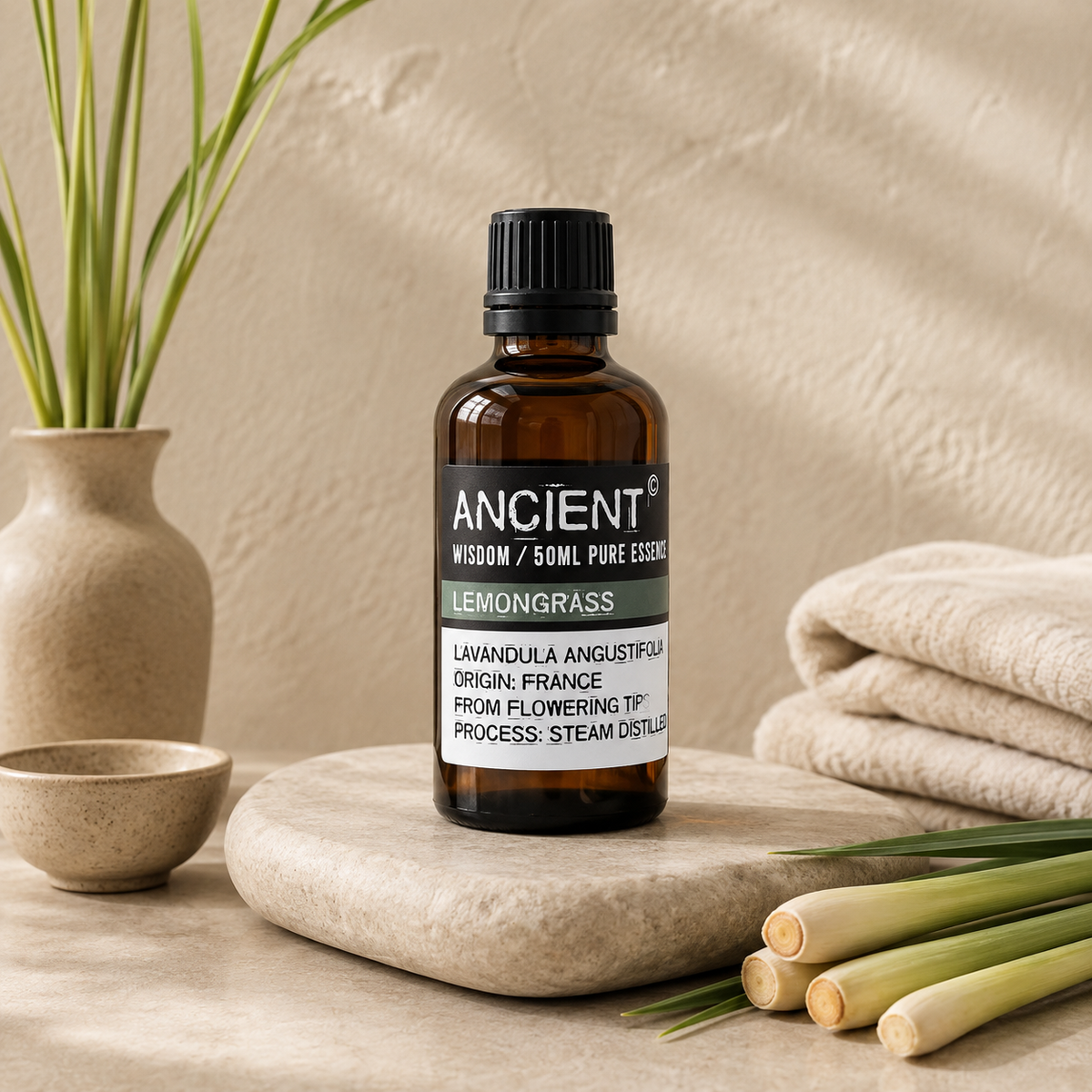 Citrongræs – Ren Æterisk Olie - 50ml
