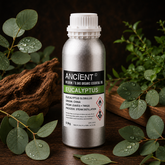 Eucalyptus – Ren Økologisk Æterisk Olie - 0,5kg