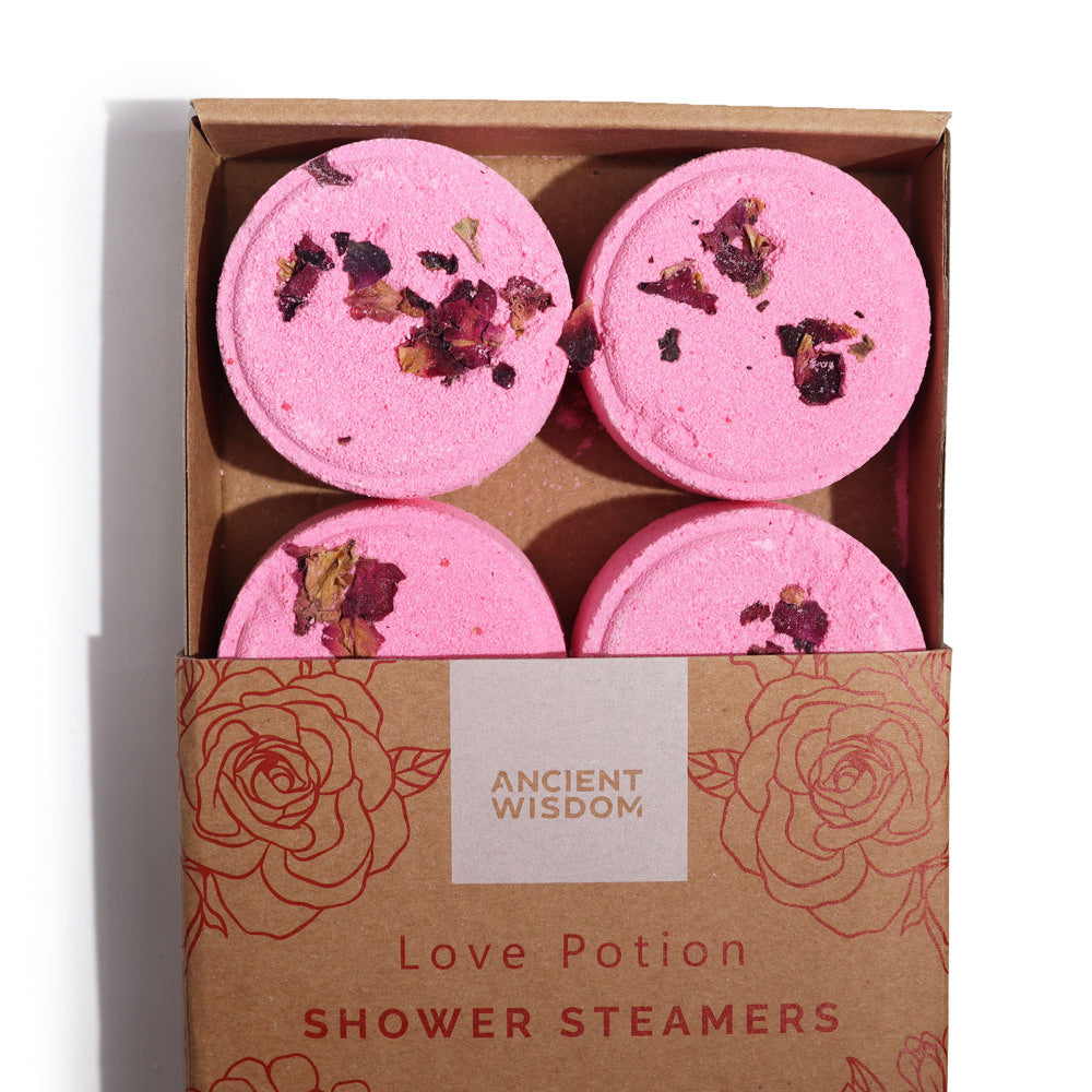 Love Potion brusebads dampbombe – nærbillede