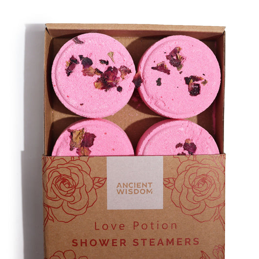 Love Potion brusebads dampbombe – nærbillede